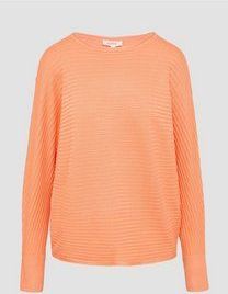 Gebreide Trui - Viscoseblend - Met Vleermuismouwen - Relaxte Pasvorm