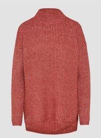 Gebreide Trui - Zacht - Oversized Pasvorm - Met Zijsplitten en Afgezakte Schouders