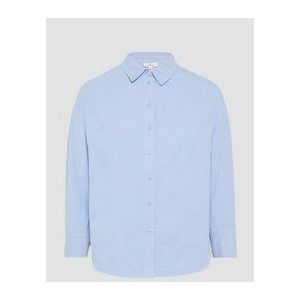 s.Oliver - Blouse - Lichtblauw - Lange Mouw - Normale Pasvorm