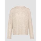 Gebreide Trui - Tweekleurig - Luxe Alpacamix - Opstaande Kraag - Lange Mouwen