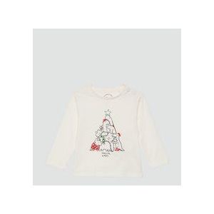 T-shirt - Katoen - Lange Mouwen - Kerstmotief