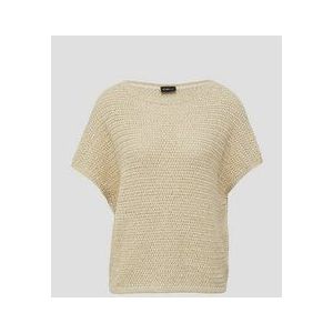 Mouwloze gebreide trui