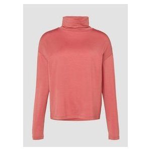 Shirt - Effen - Jersey - Lange Mouw - Losse Pasvorm - Normale Lengte