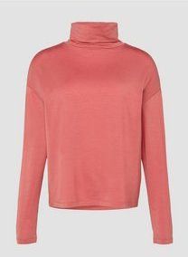 Shirt - Effen - Jersey - Lange Mouw - Losse Pasvorm - Normale Lengte