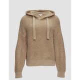 s.Oliver - Strickpullover - Hoodie - Zacht Teddybouclé