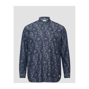 s.Oliver - Big Size - Casual Overhemd - Donkerblauw