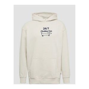 s.Oliver - Sweatshirt - Crème / Marine - Sweatstof - Capuchon