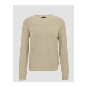 Q/S designed by - Gebreide Trui - Beige - Met Rolrand