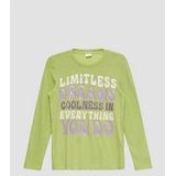 T-shirt - Lange Mouwen - 100% Katoen - Trendy Losse Pasvorm