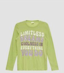 T-shirt - Lange Mouwen - 100% Katoen - Trendy Losse Pasvorm