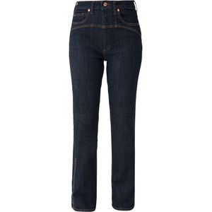 Skinny: jeans met uitlopende pijpen met rits in de zoom