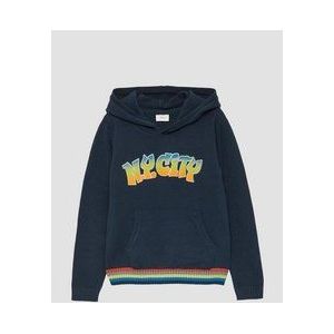 s.Oliver - Trui - Navy - Capuchon - Lange Mouw