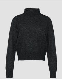 Gebreide Trui - Gemêleerd - Opstaande Kraag