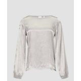 Blouse - Blouseshirt - Effen - Viscose - Lange Mouw