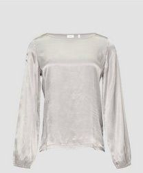 Blouse - Blouseshirt - Effen - Viscose - Lange Mouw