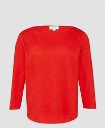 s.Oliver - Shirt - Rood - Lange Mouwen - Van Flammégaren