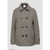 Buitenjas - Caban-stijl - Houndstooth-patroon - Dames