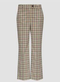 s.Oliver - Broek - Hoge Taille - Ruitpatroon