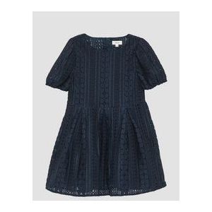 s.Oliver - Kanten Jurk - Korte Lengte - Tricot Jurken