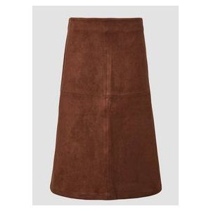 s.Oliver - Kokerrok - Imitatiesuède - Fluweelzacht - Midirok