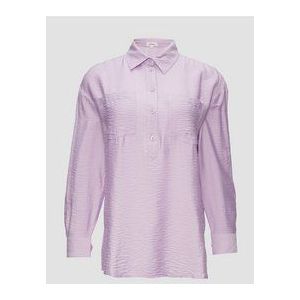 Blouse - Overhemdblouse - Viscosemix - Lange Mouwen