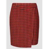 s.Oliver - Wikkelrok - Houndstooth - Boucle-stijl