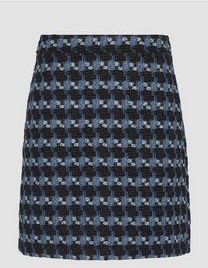 s.Oliver - Bouclérok - Regular Fit - Vrouwelijk - Middellange Tailleband