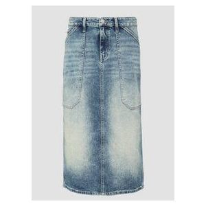 s.Oliver - Rok - Blauw - Denim - 3/4 Lengte