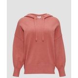 s.Oliver - Gebreide Trui - Oversized - Met Capuchon - Zachte Viscosemix