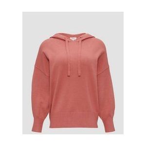 s.Oliver - Gebreide Trui - Oversized - Met Capuchon - Zachte Viscosemix