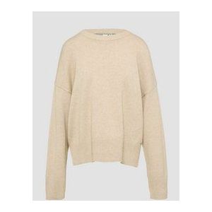 QS by s.Oliver - Gebreide Pullover - Viscosemix - Ronde Hals - Verbrede Schouders