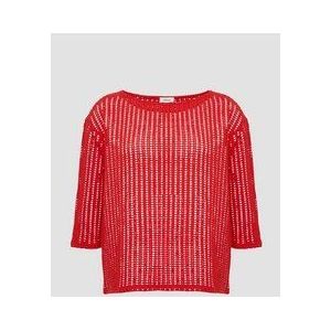 s.Oliver - T-Shirt - Zacht - 3/4-mouwen - Relaxed Fit