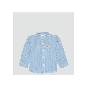 s.Oliver - Overhemd - Lichtblauw/Wit - Regular Fit - Lange Mouw