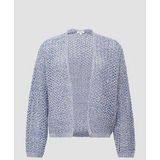 s.Oliver - Gebreid Vest - Pastellila - Lange Mouw - V-hals