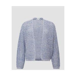 s.Oliver - Gebreid Vest - Pastellila - Lange Mouw - V-hals