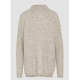 Gebreide Trui - Zacht - Oversized Pasvorm - Met Zijsplitten en Afgezakte Schouders