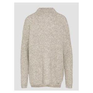 Gebreide Trui - Zacht - Oversized Pasvorm - Met Zijsplitten en Afgezakte Schouders