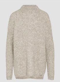 Gebreide Trui - Zacht - Oversized Pasvorm - Met Zijsplitten en Afgezakte Schouders