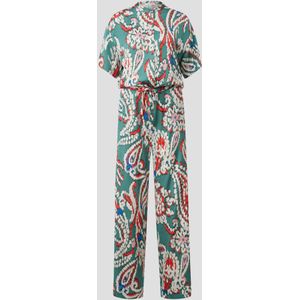 Jumpsuit van viscose-satijn