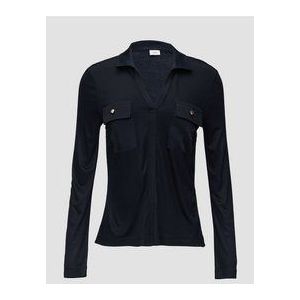 T-shirt - Viscose - Lange Mouwen - Tunische Halslijn - Zacht