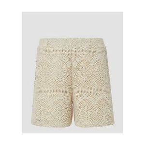 s.Oliver - Gehaakte Shorts - Relaxed-fit - Korte Broeken