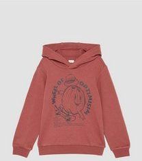 Hoodie - Motiefprint - Sweatstof - Capuchon - Losse Pasvorm