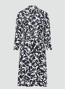 s.Oliver - Midi-jurk - Viscose - All-over print - V-hals