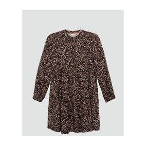 Jerseyjurk - Bloemenprint - Viscose - Ronde Hals - Lange Mouw