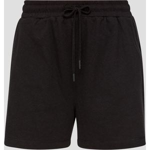 Shorts met splitten opzij en slubstructuur