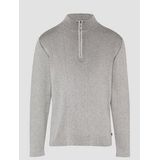 QS - Trui - Lichtgrijs - Effen - Losse Pasvorm - Lange Mouw