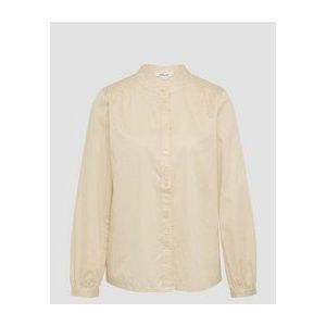 s.Oliver - Blouse - Sand - Katoen - Lange Mouw, Normale Pasvorm