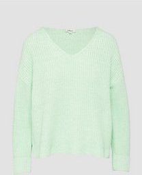 Trui - Effen - Knitwear - V-hals - Lange Mouw - Losse Pasvorm