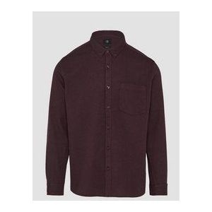 Shirt - Casual Twill Overhemd - Normale Pasvorm - Met Borstzak