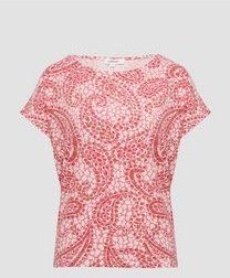 s.Oliver - T-Shirt - Zacht - Relaxte Pasvorm - All-over Print